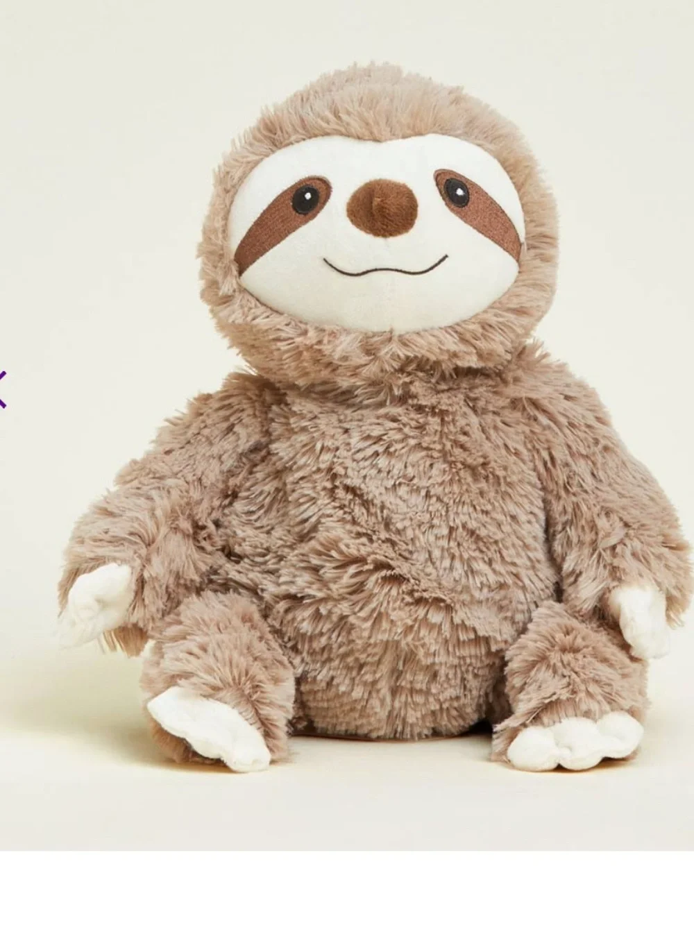 Warmies sloth heated stuff animal